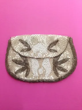 1920s Vintage Beaded Purse Petite