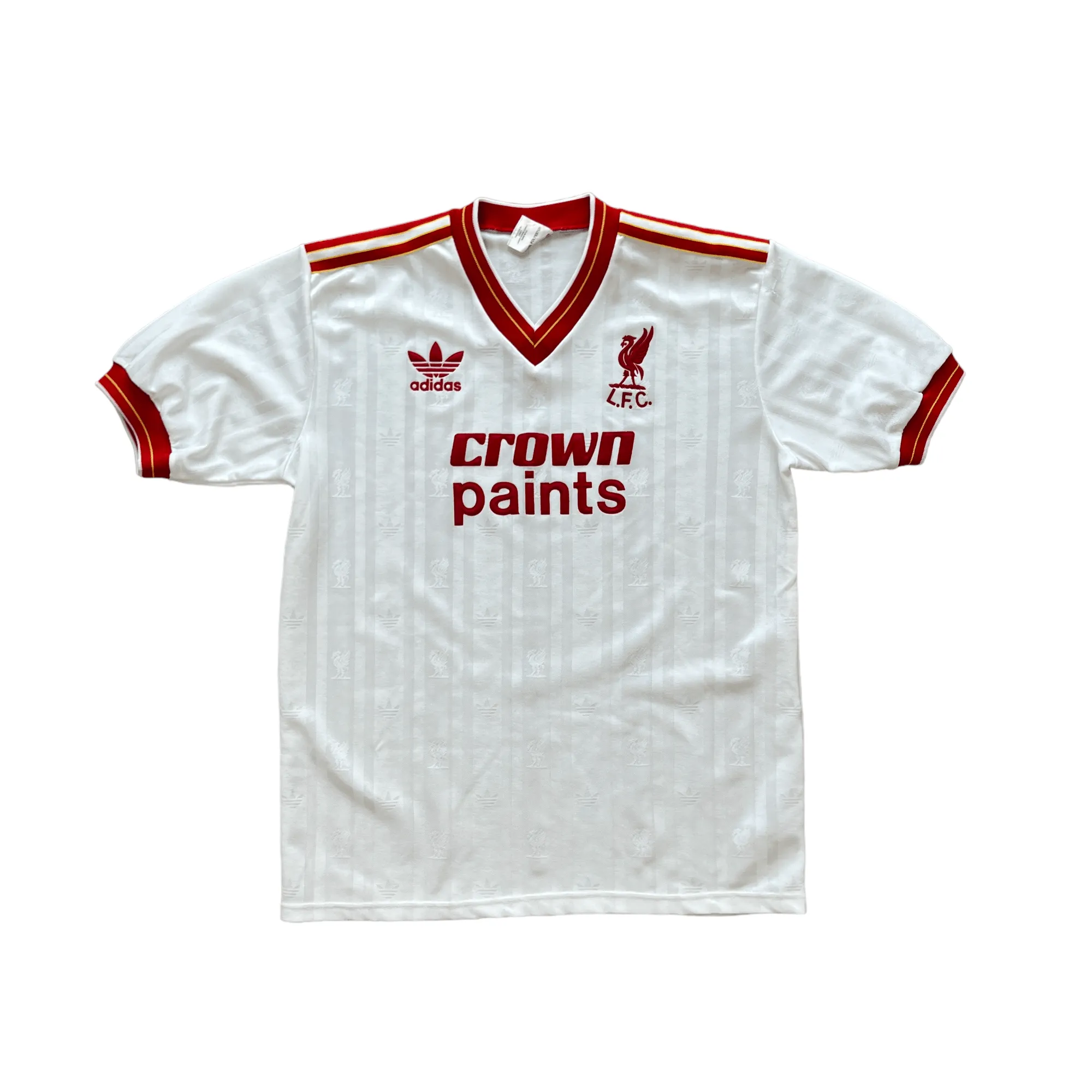 1985-86 Adidas Liverpool Away Shirt - Large