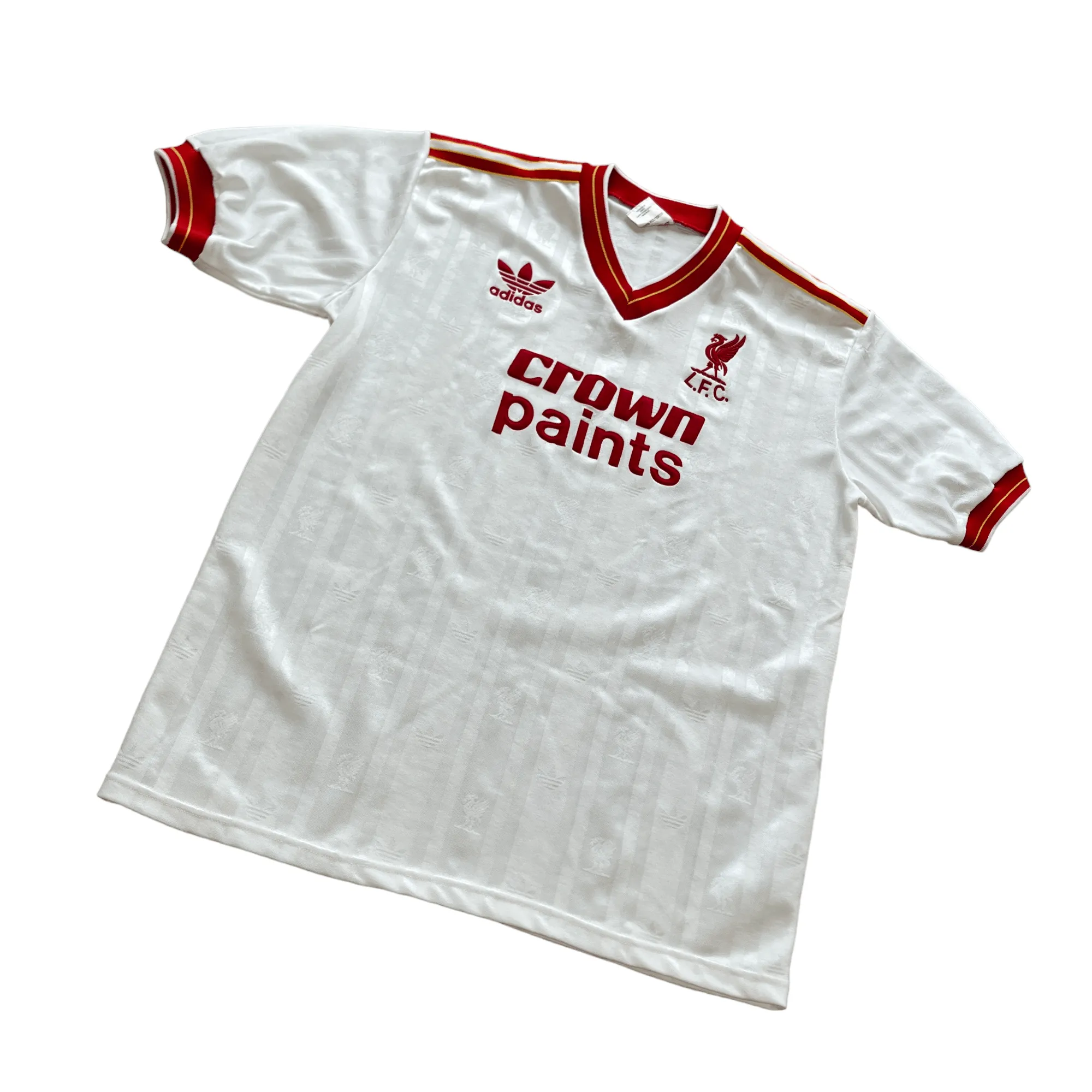 1985-86 Adidas Liverpool Away Shirt - Large