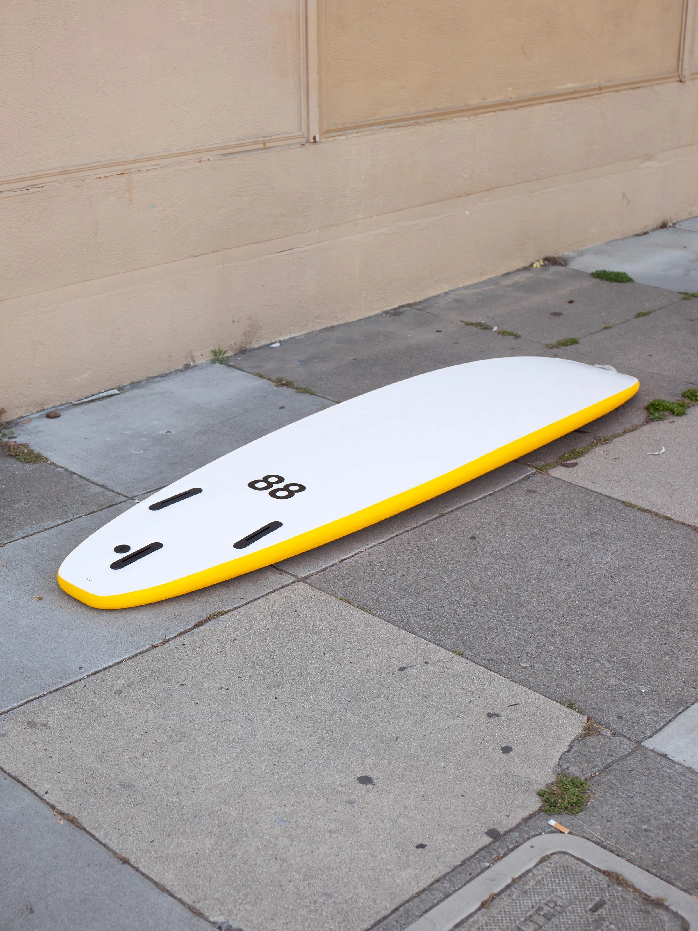 7'0 88 Surfboard ~ Yellow/White