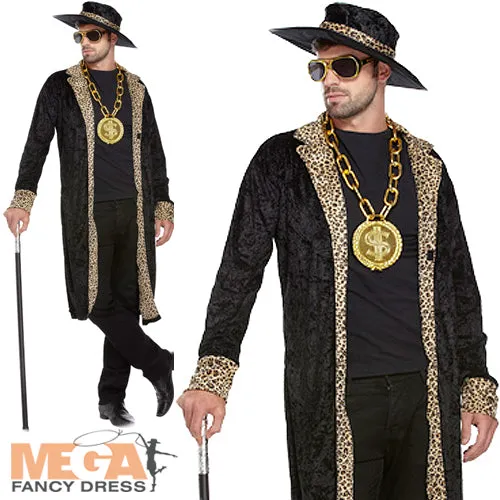 70s Pimp Black Costume