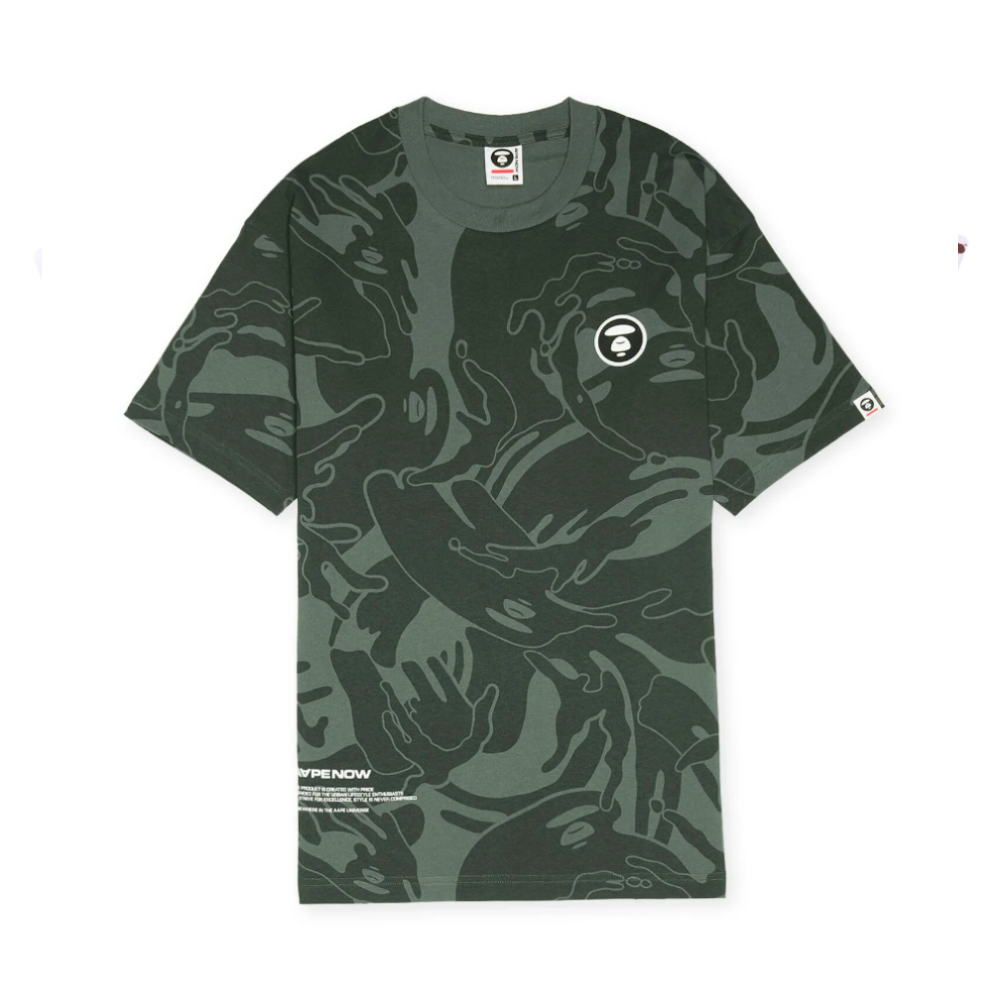 AAPE By A Bathing Ape Camo Badge Tee