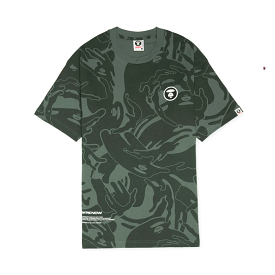 AAPE By A Bathing Ape Camo Badge Tee