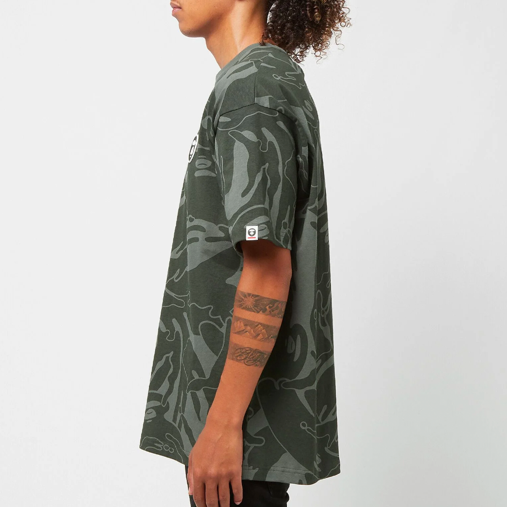 AAPE By A Bathing Ape Camo Badge Tee