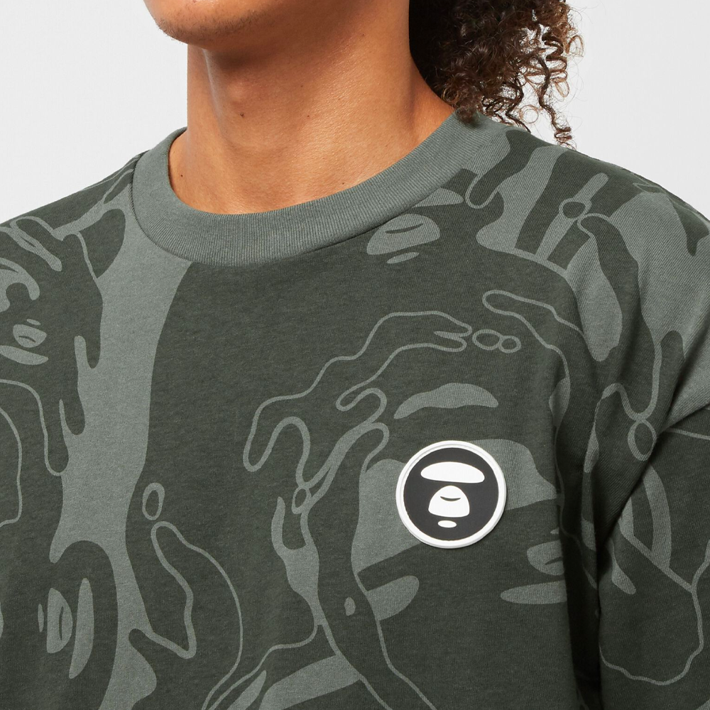 AAPE By A Bathing Ape Camo Badge Tee