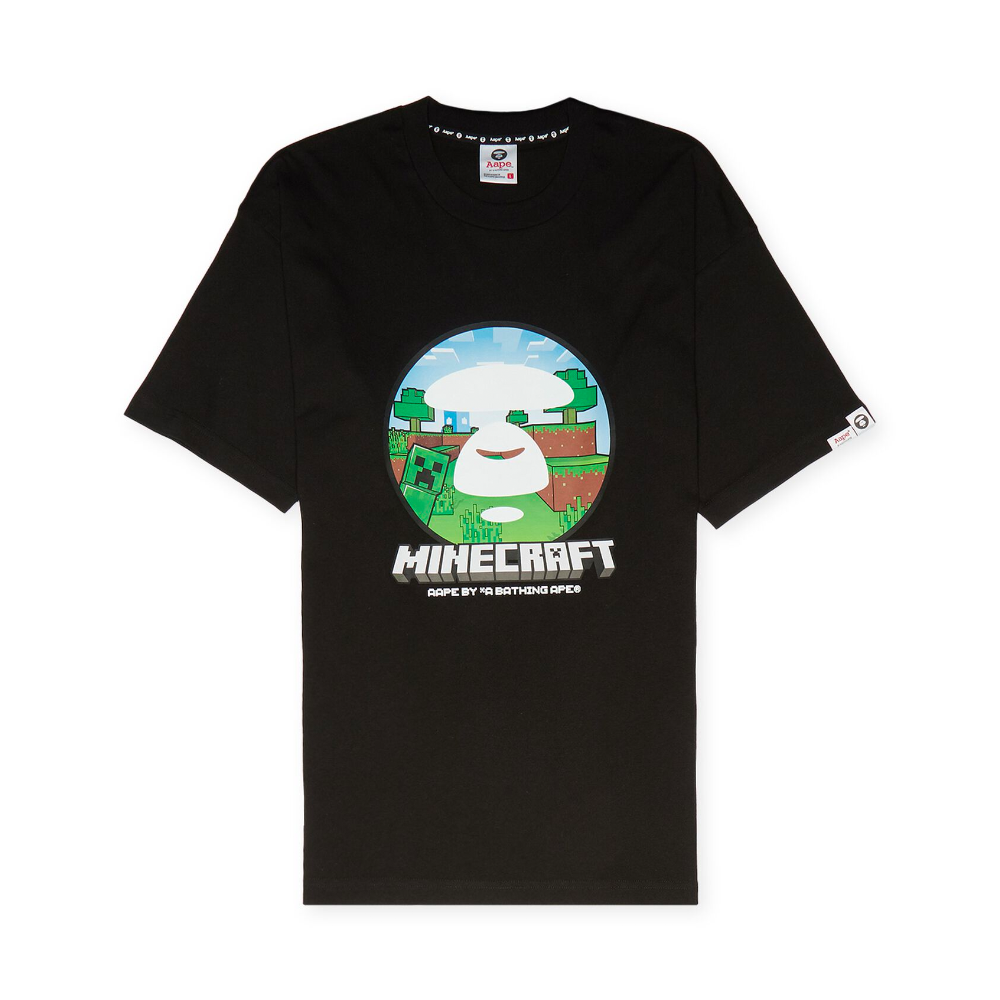 AAPE By A Bathing Ape x MINECRAFT Tee