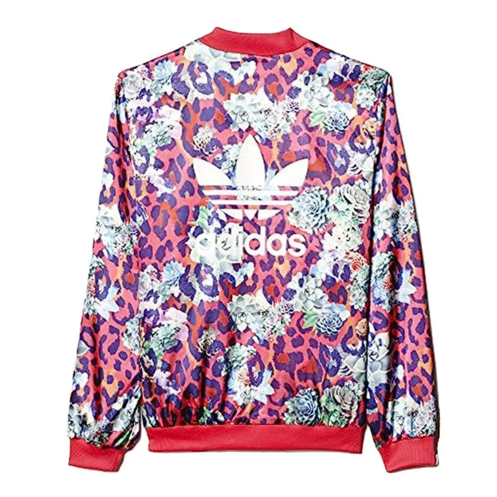 adidas Girls Originals S Rose Satin Jacket