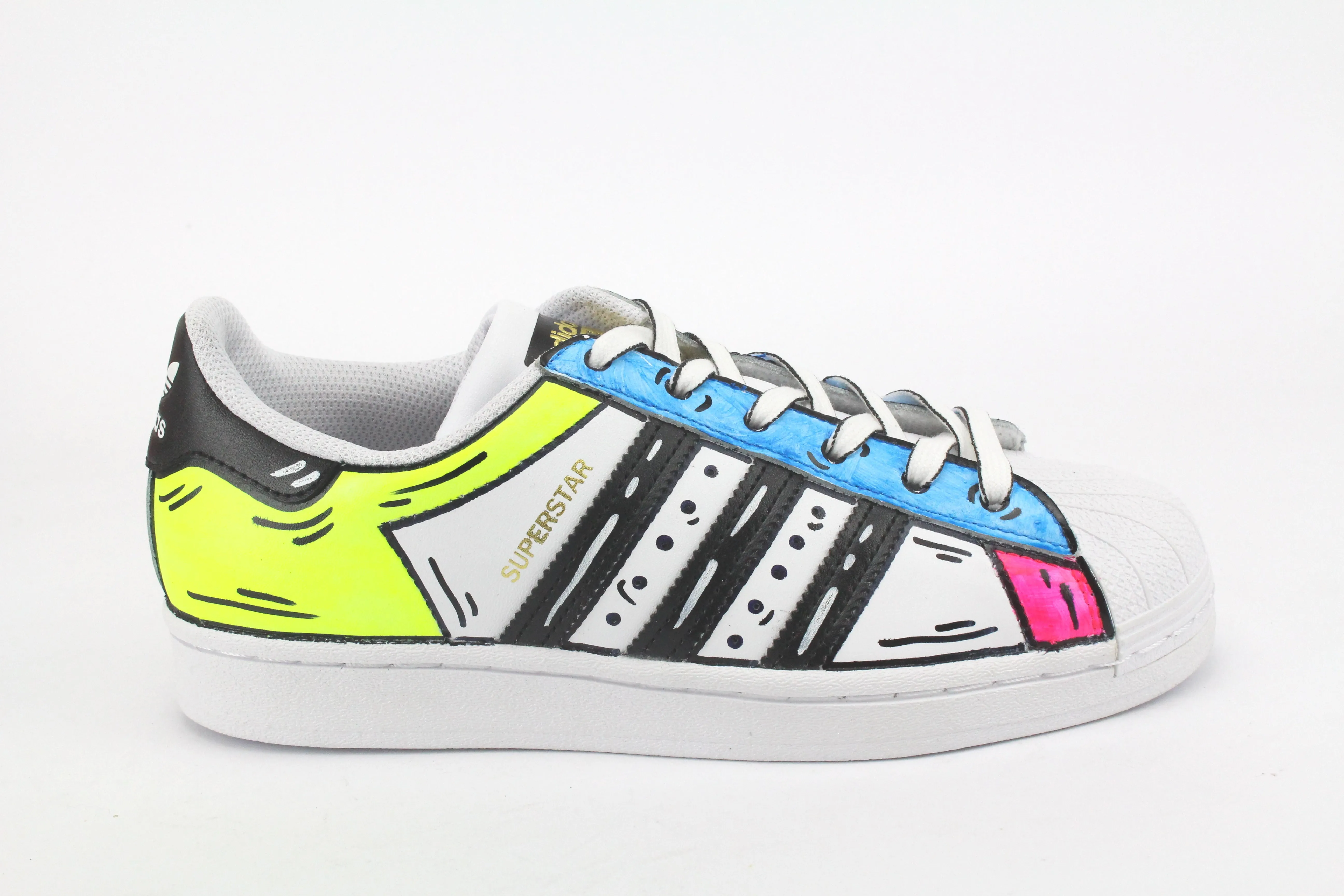 Adidas Superstar Cartoon Fluo