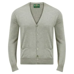 Alan Paine cardigan merino wool oatmeal