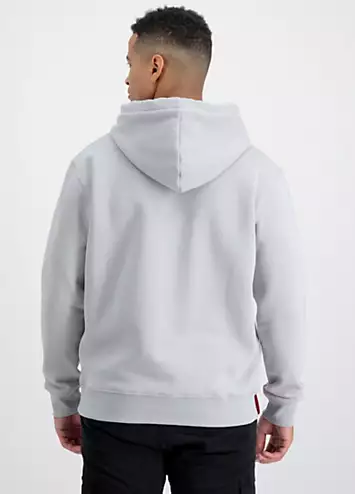 Alpha Industries Logo Print Hoodie | Look Again