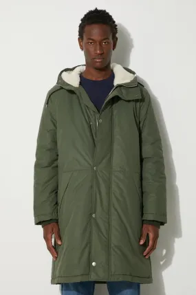 A.P.C. jacket Parka Hector men's green color