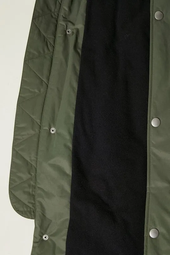 A.P.C. jacket Parka Hector men's green color