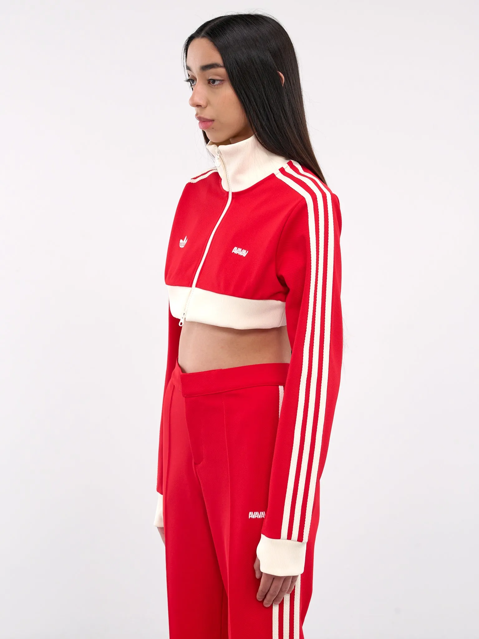 AVAVAV Cropped Track Jacket (JG8784-BETTER-SCARLET)