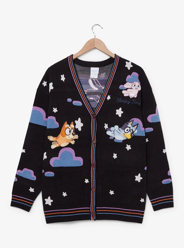 Bluey Heeler Family Sleepy Time Women's Cardigan — BoxLunch Exclusive