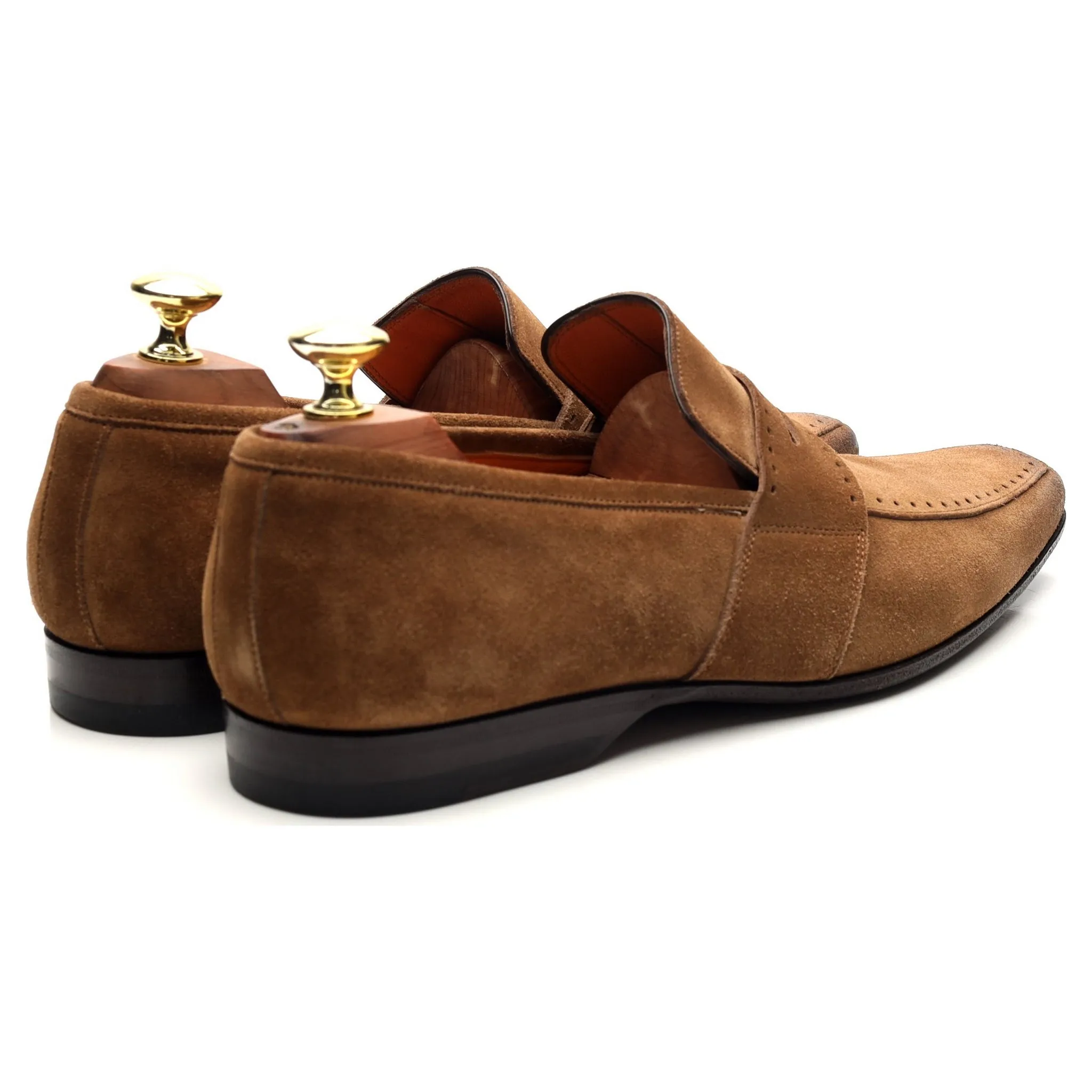 Brown Suede Loafers UK 6.5 F