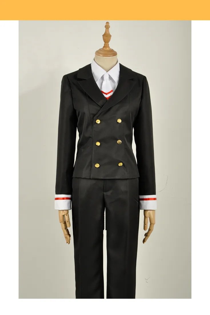 Cardcaptor Sakura Clear Card Syaoran Middle School Uniform Cosplay Costume