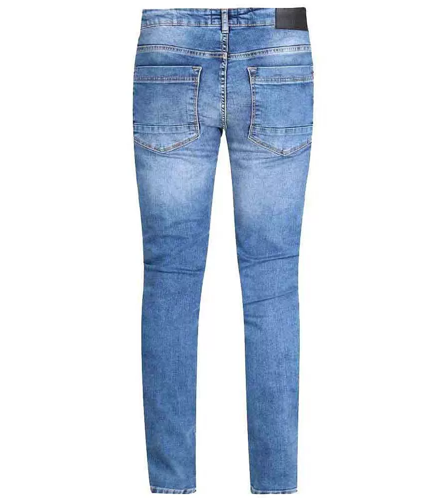 D555 Mens Couture Jeans With Abrasions And Rips (BOXWELL)