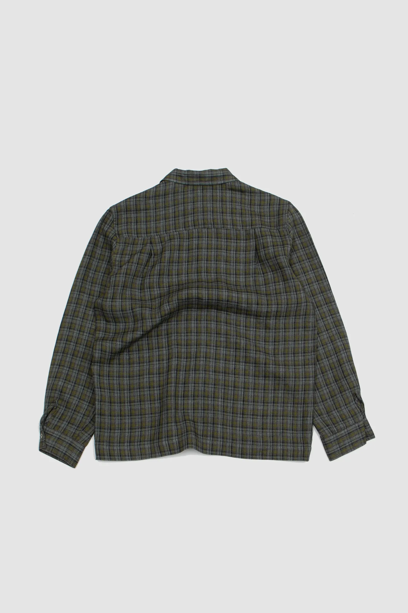 De Bonne Facture Painter's Jacket Green/Grey Checks