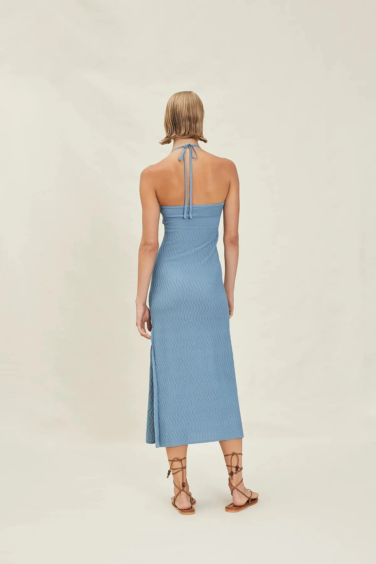 Devon Windsor - Clementine Dress - Steel Blue