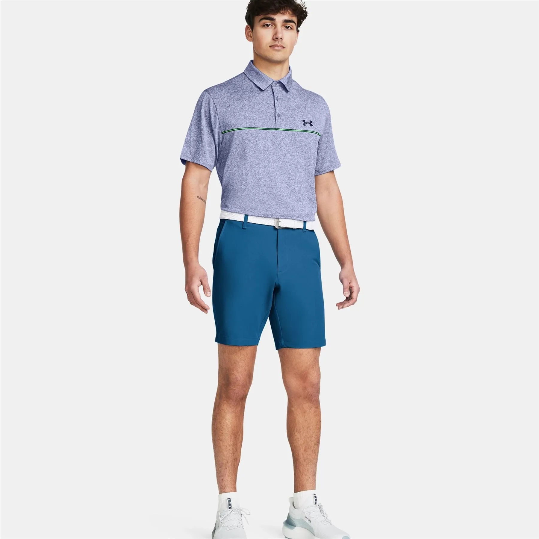 Drive Tapered Fit Golf Shorts Blue - SS24