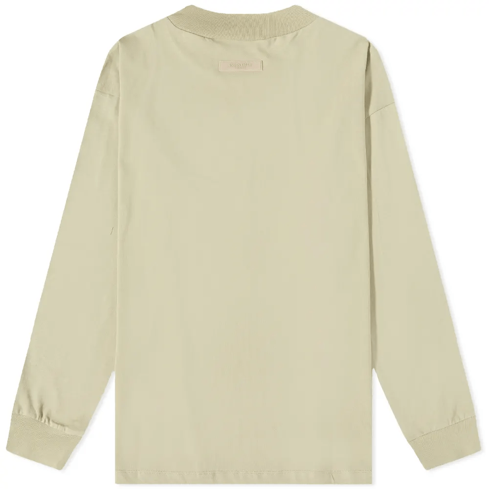 Fear of God ESSENTIALS Long Sleeve Logo Tee Wheat