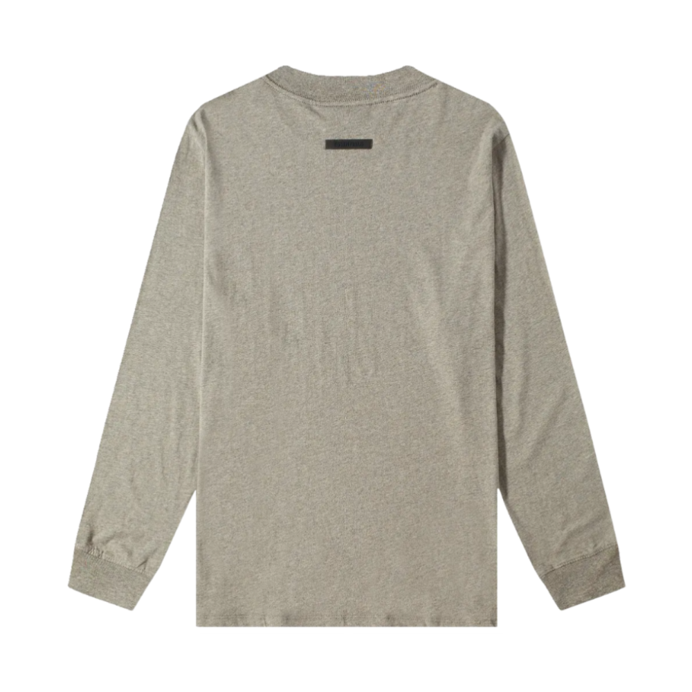 Fear of God ESSENTIALS Long Sleeve Summer Core Tee Dark Heather Oatmeal