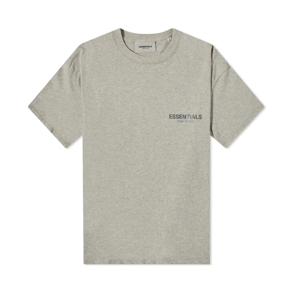 Fear of God ESSENTIALS Short Sleeve Tee 'Dark Heather Oatmeal'