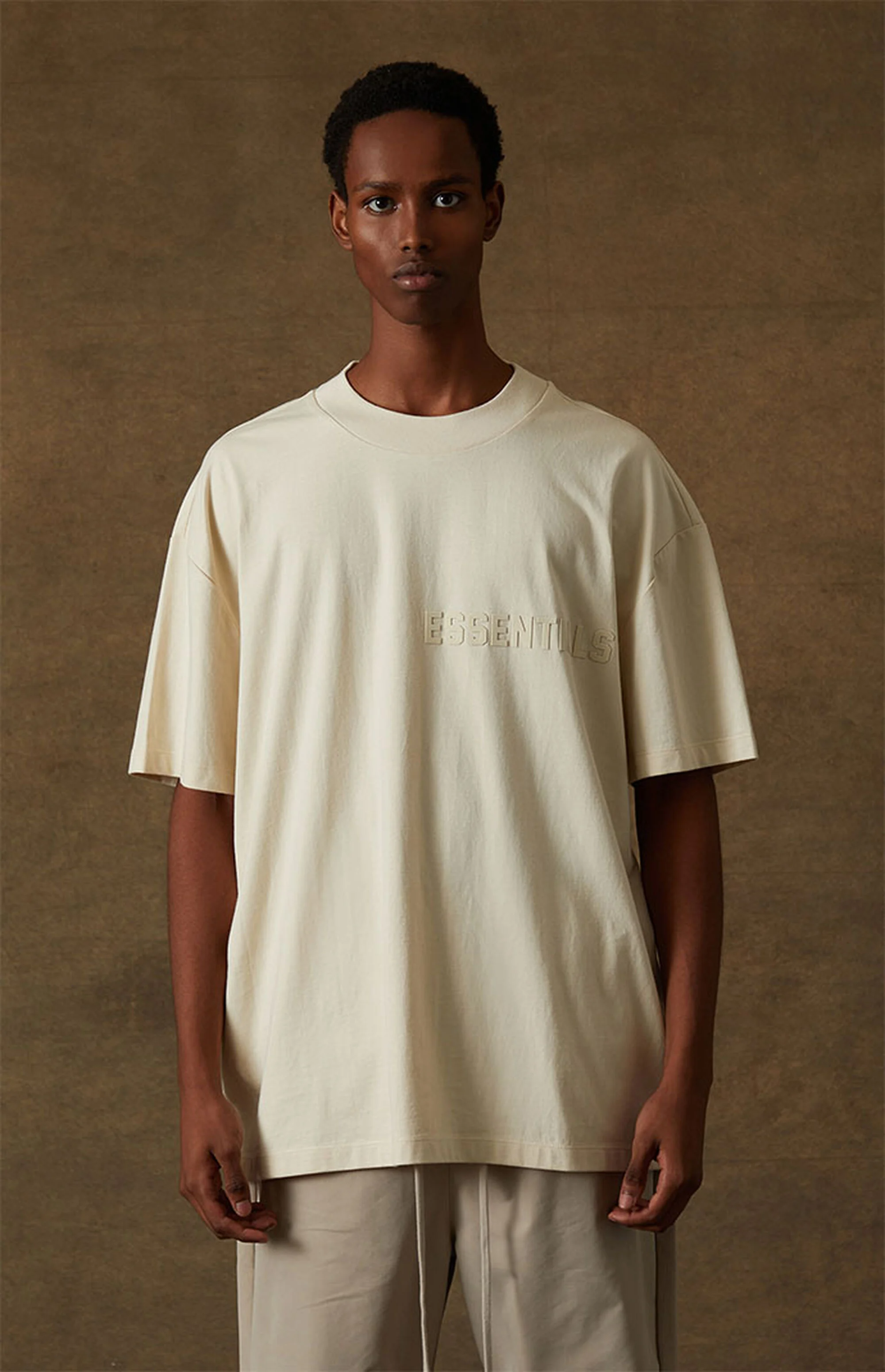 Fear of God ESSENTIALS Short Sleeve Tee 'Egg Shell'