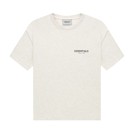 Fear of God ESSENTIALS Short Sleeve Tee 'Light Heather Oatmeal'