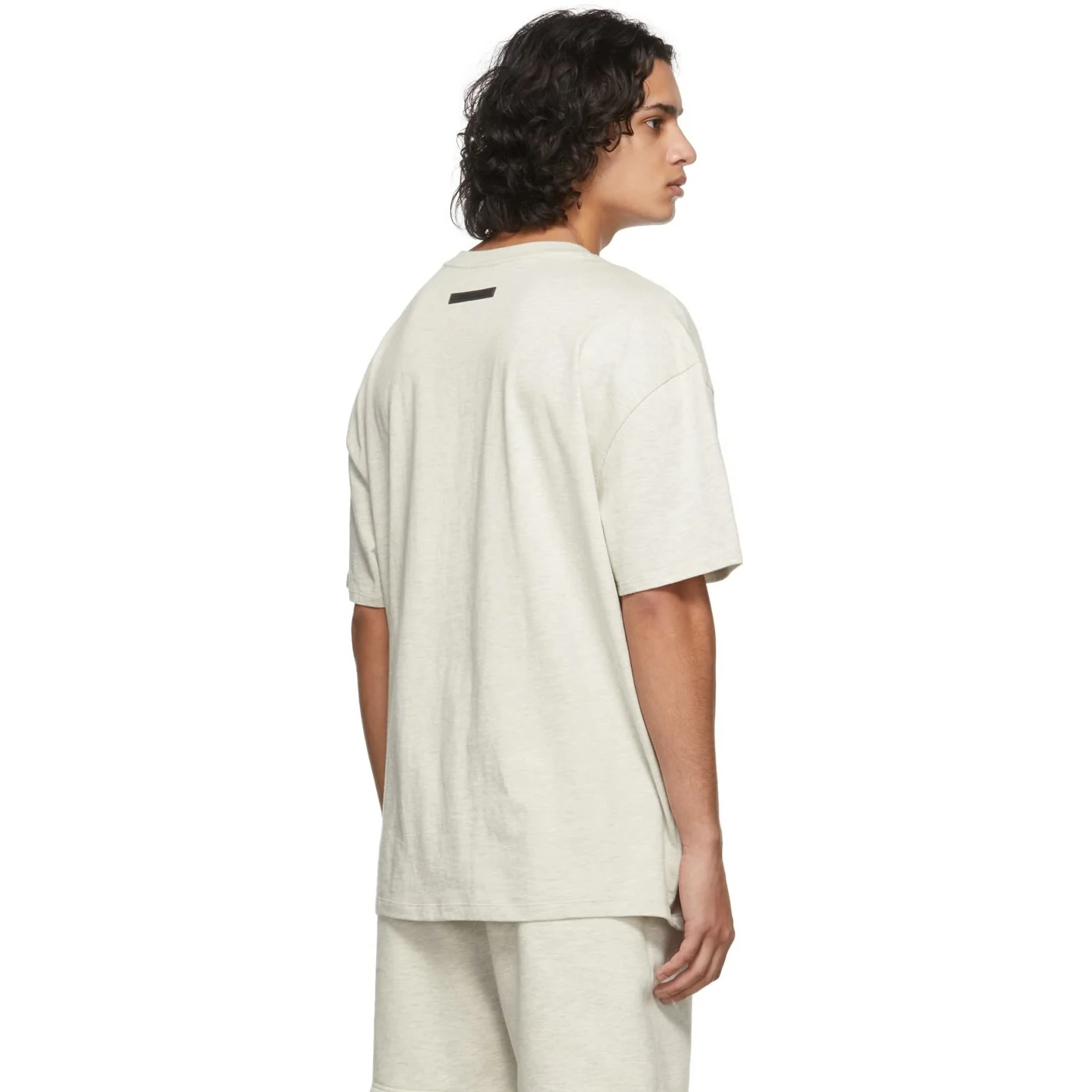 Fear of God ESSENTIALS Short Sleeve Tee 'Light Heather Oatmeal'