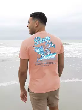 Fishy Cocktail Short Sleeve T-Shirt