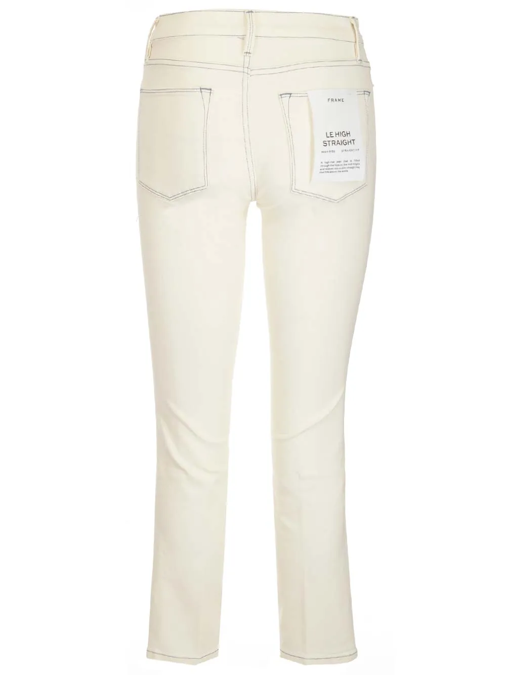 Frame Mid-Rise Straight-Leg Jeans