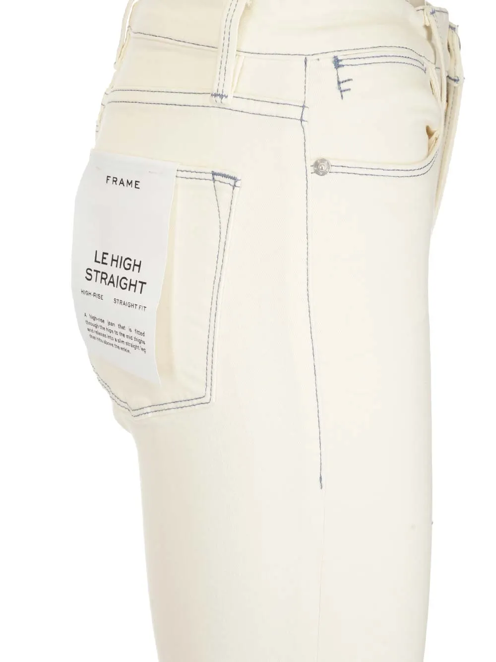 Frame Mid-Rise Straight-Leg Jeans