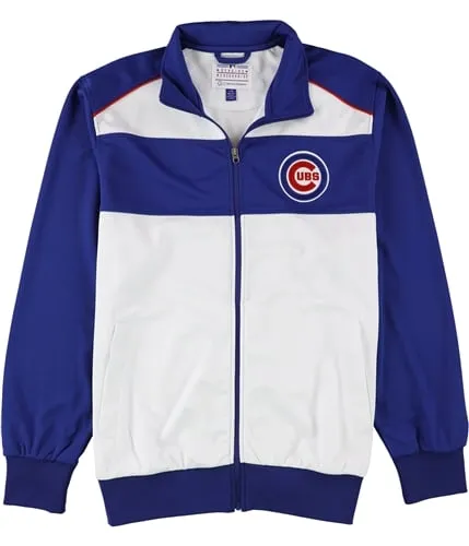 G-Iii Sports Mens Chicago Cubs Track Jacket Sweatshirt, TW1