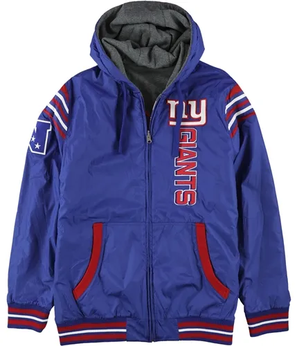 G-Iii Sports Mens Ny Giant Hooded Reversible Jacket