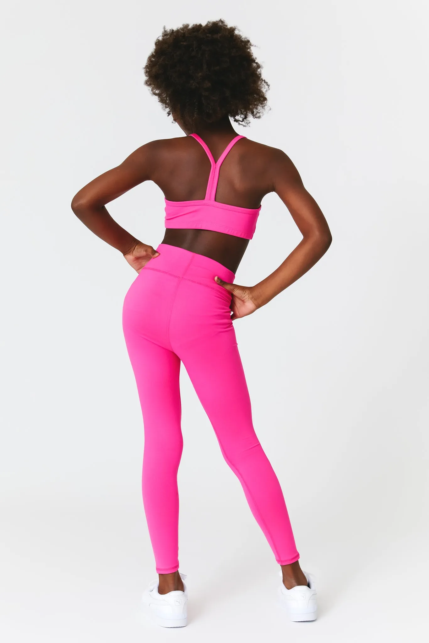 Girls TLC Leggings in Terez Pink