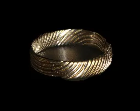 Golden Waves Ring