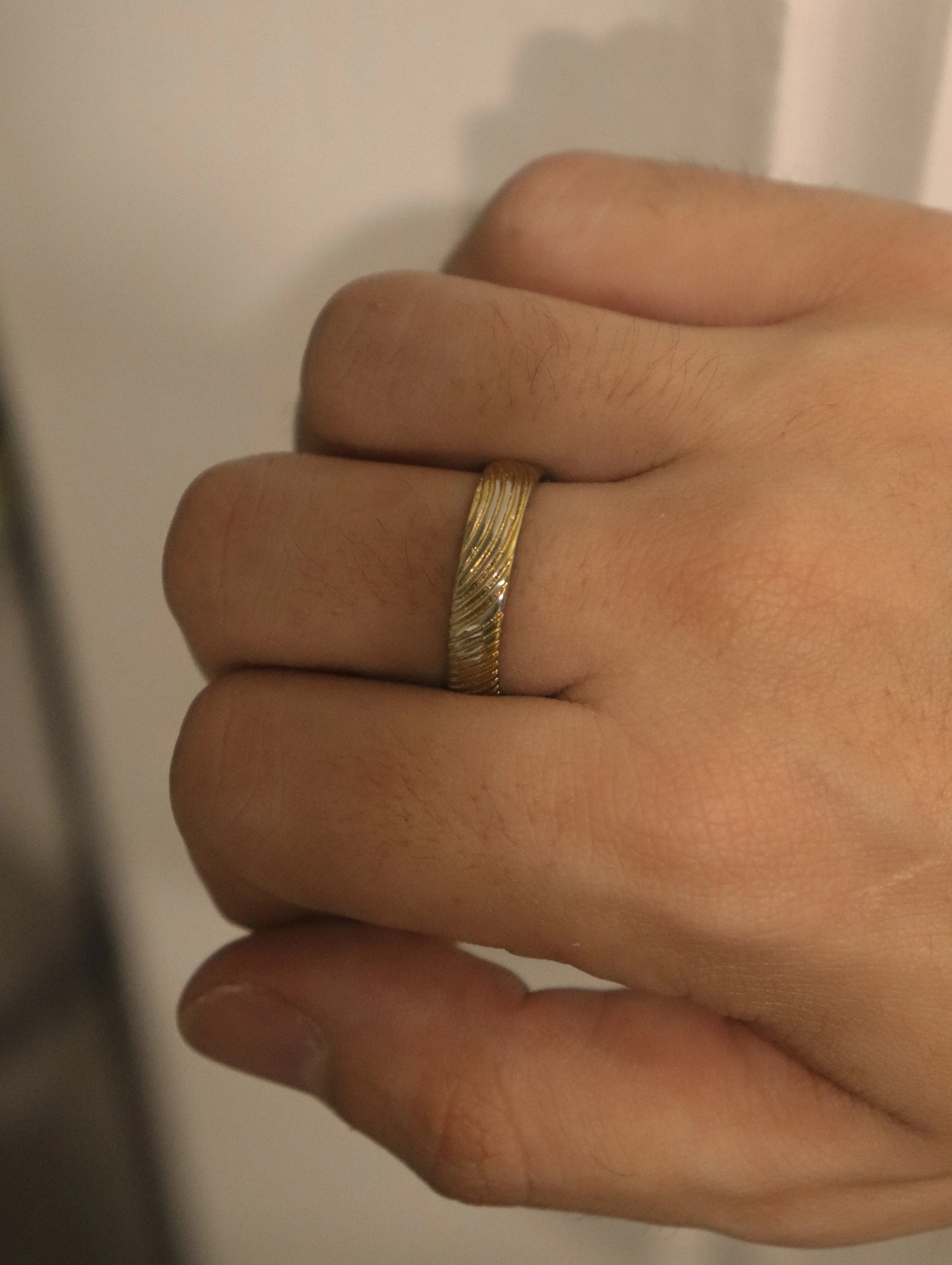 Golden Waves Ring