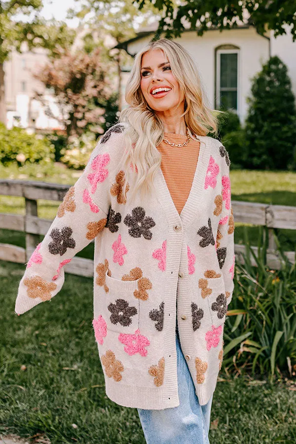 Good Times Floral Cardigan Curves