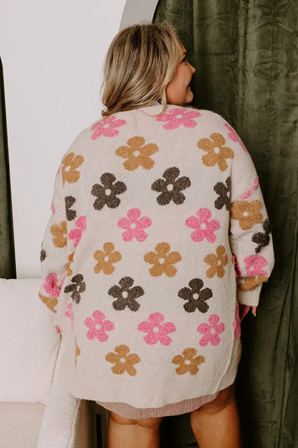 Good Times Floral Cardigan Curves