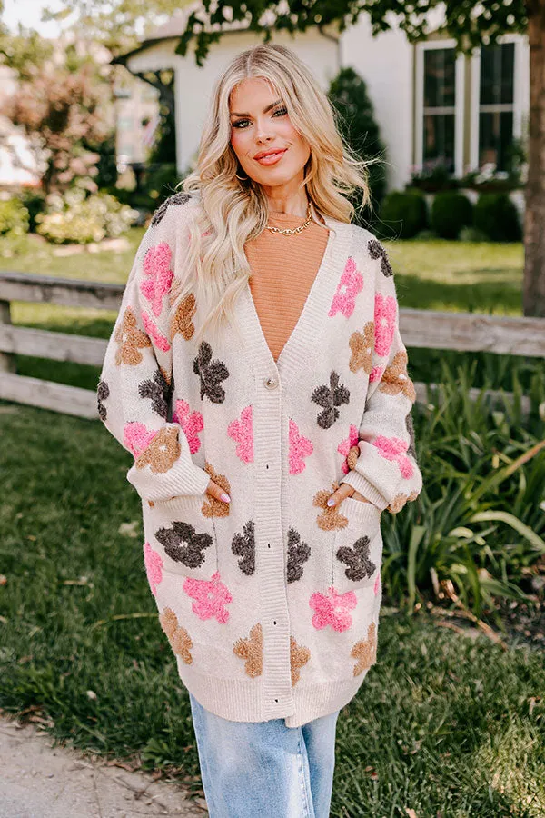 Good Times Floral Cardigan Curves