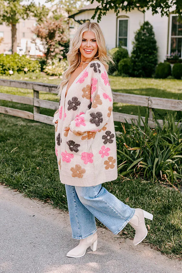 Good Times Floral Cardigan Curves