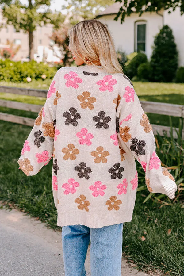 Good Times Floral Cardigan Curves