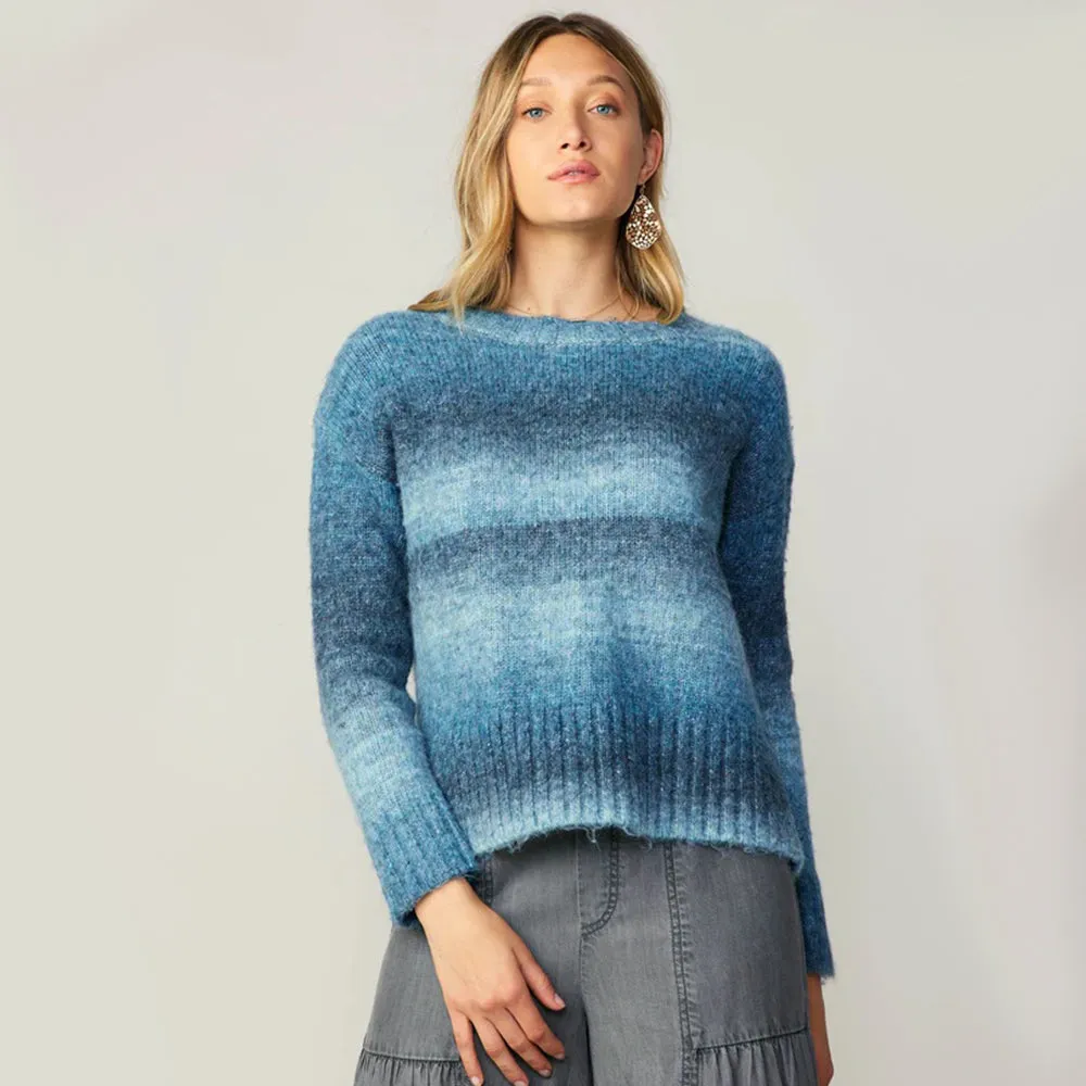 Gradation Sweater (Multi Blue)