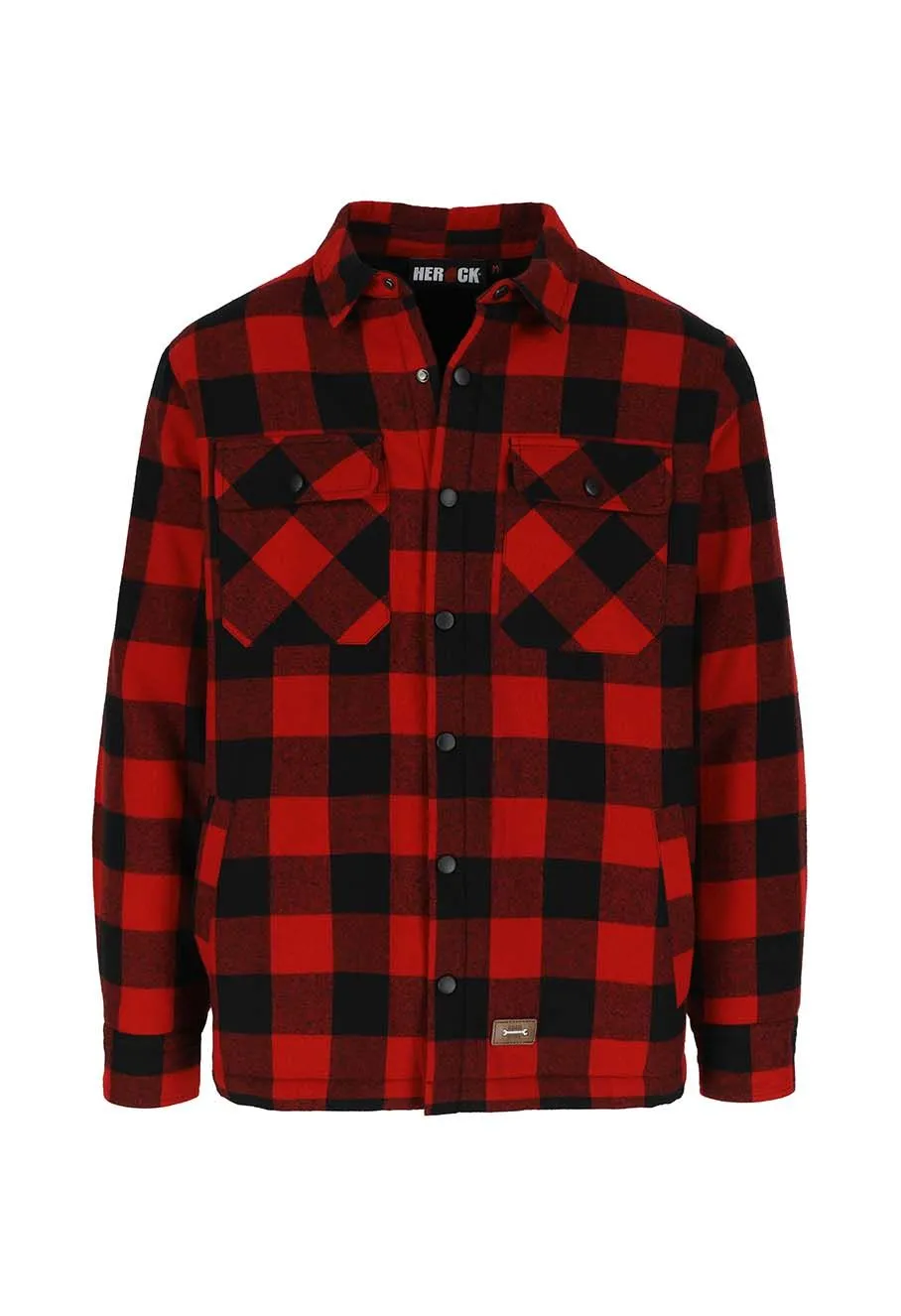 Herock Lumberjack Shirt Flannel Sherpa Puro - Red