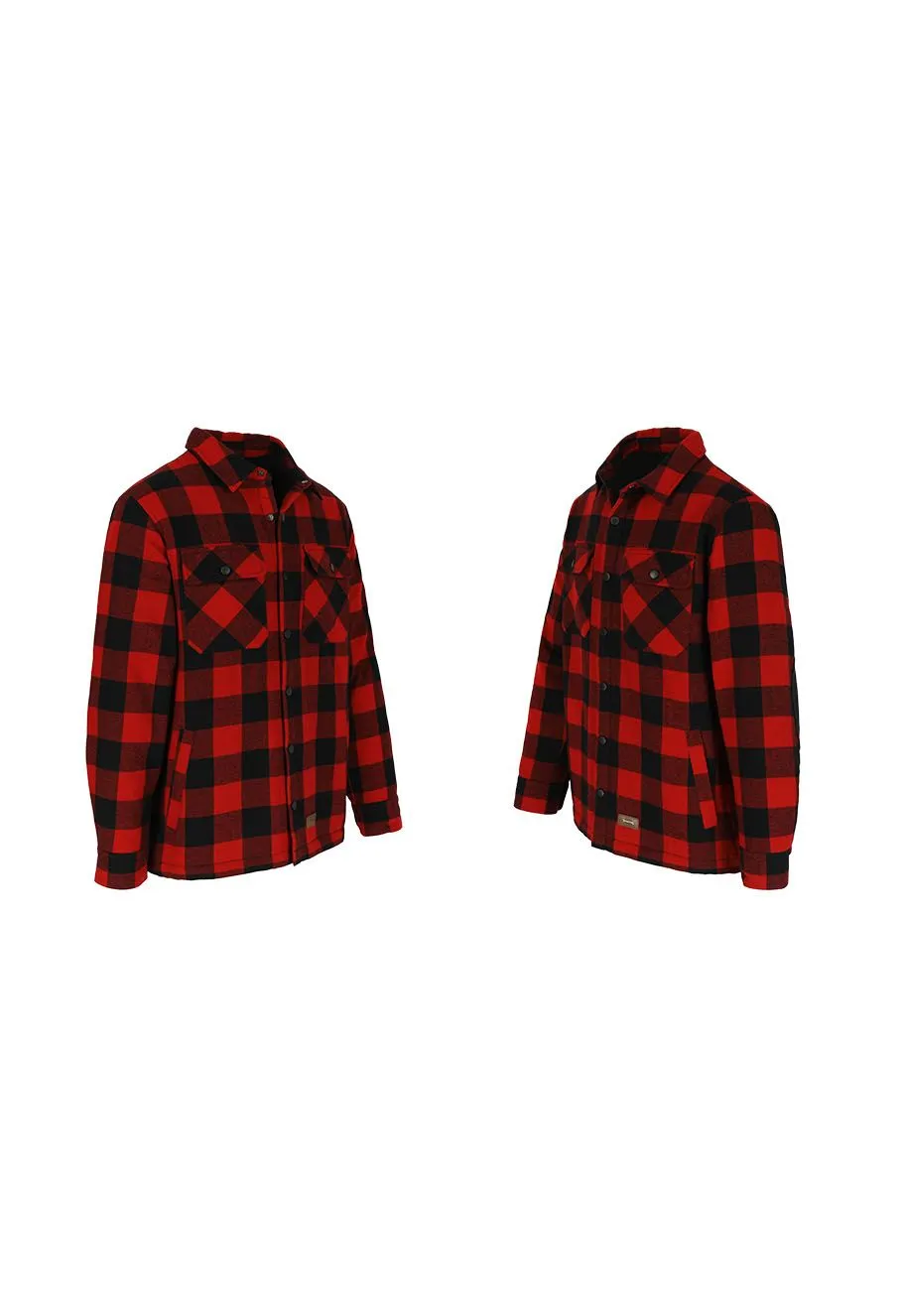 Herock Lumberjack Shirt Flannel Sherpa Puro - Red