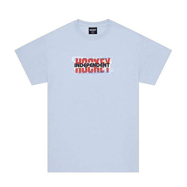 Hockey X Indy Decal Tee Light Blue