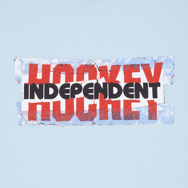 Hockey X Indy Decal Tee Light Blue