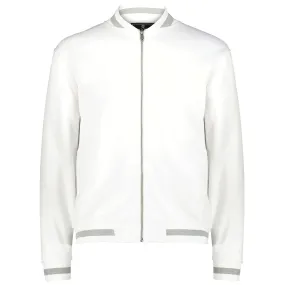 Holloway Men's White/Athletic Heather V-Street Full Zip Jacket