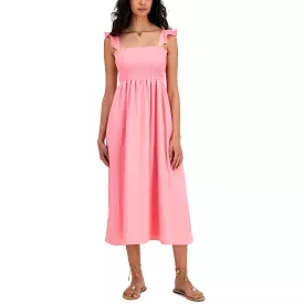 INC Womens Smocked Long Sundress